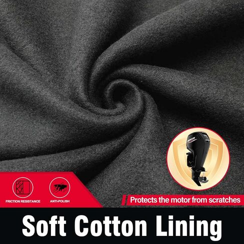 Custom Fit Outboard Motor Cover Compatible with Mercury 75HP-115HP - 4 STR 4 CYL 2.1L 2010-2023,Waterproof Heavy Duty 900D Oxford with Cotton Lining Boat Motor Cover in Saudi Arabia
