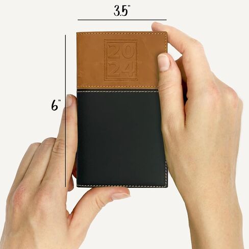 BookFactory 2025 Weekly Pocket Calendar 2025 Weekly Calendar 2025 Planner Agenda Organizer with Notepad (CAL-2025-POCKET(Organizer)) in Saudi Arabia