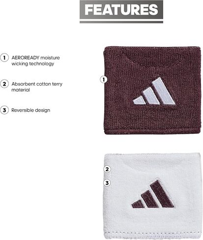 adidas Interval Reversible Wristband in Saudi Arabia