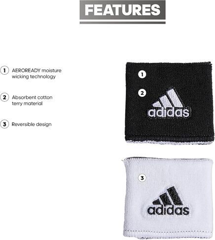 adidas Interval Reversible Wristband in Saudi Arabia
