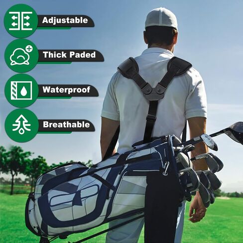 BIG TEETH Golf Bag Straps Swivel Backpack Straps Golf Bag Double Strap, Backpack Straps Replacement Adjustable Bag Strap in Saudi Arabia