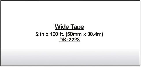 Brother Printer Continuous Length White Paper Tape (DK2223) in Saudi Arabia