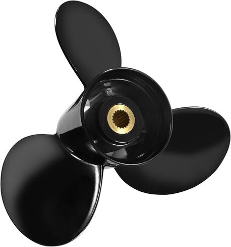 MiBarco 14.3 x 21 | 3817469 ترقية مروحة القارب المصنوعة من الألومنيوم تناسب فولفو Penta SX Drive جميع الموديلات محركات 130-300 HP 3 شفرات 19 أسنان خدد، RH in Kuwait