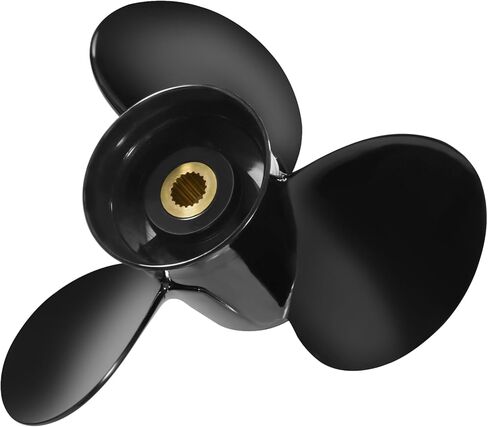 MiBarco 14.3 x 21 | 3817469 ترقية مروحة القارب المصنوعة من الألومنيوم تناسب فولفو Penta SX Drive جميع الموديلات محركات 130-300 HP 3 شفرات 19 أسنان خدد، RH in Kuwait