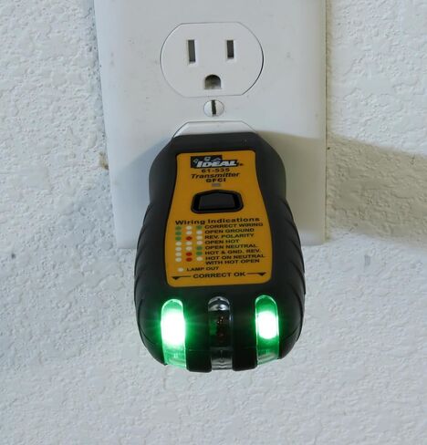 IDEAL INDUSTRIES INC. 61-535 Digital Circuit Breaker Finder with Digital Receiver and GFCI Circuit Tester in Saudi Arabia