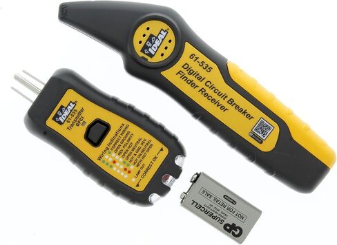 IDEAL INDUSTRIES INC. 61-535 Digital Circuit Breaker Finder with Digital Receiver and GFCI Circuit Tester in Saudi Arabia