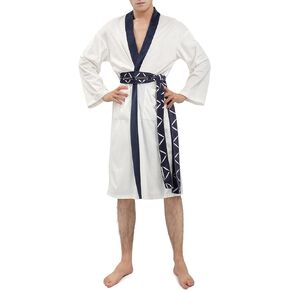 DAZCOS Men Robe Bathrobe Anime Pajamas Cosplay Costume Adults Halloween Christmas Dressing Long Bathrobes