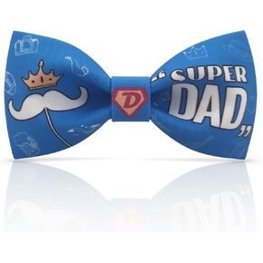 Fun Bow Ties for Men Original Design Print Funny Patterned Pre-Tied Fantasy Theme Particular Motif Bowties for Party