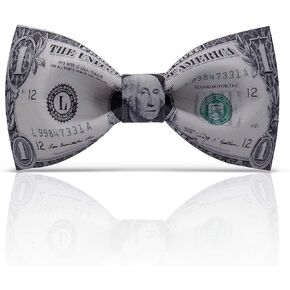 Fun Bow Ties for Men Original Design Print Funny Patterned Pre-Tied Particular Fantasy Theme Motif Bowties for Party