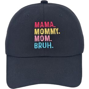 Funny Mom Hat Hat Mama Mom Bruhs Hats Mens Running hat Pigment Black Mens Hats and caps Gifts for Men Running Hatsembroidery Embroidery