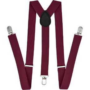 trilece Suspenders for Men - Adjustable Y Back Men's Women's Costume Tuxedo Dress Suspenders - Heavy Duty Strong Clips