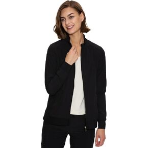 Scrub Jackets for Women, Zip Front Medical Jacket, Nurse Caots