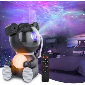 Astronaut Galaxy Projector, Star Projector with Timer and Remote, Galaxy Projector with Moon Lamp, LED Nebula Night Light for Kids, Adults, Room Decor, Gift