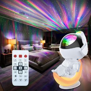 Rossetta Astronaut Projector, Space Projector Galaxy Projector for Bedroom, Star Projector Night Light with Timer and Remote, Kids Adults Room Decor Aesthetic, Gifts for Christmas, Birthdays