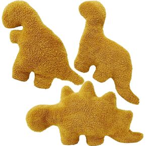 Dino Chicken Nugget Pillow Set 16in 3PCS