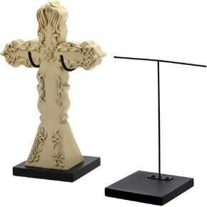 2 Pcs Artifact Display Stand 8 Inch Adjsustable Mask Display Stand Puppet Sculpture Stand Wand Stand Metal for Figurines Ushabtis African Masks Pre Columbian Egyptian Roman Greek Statues