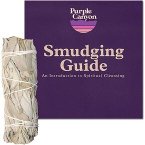 PURPLE CANYON White Sage Bundles - 3 Pack - Sage Smudge Stick for Home Cleansing Incense Healing Meditation and California Smudge Sticks Rituals - 4 Inch