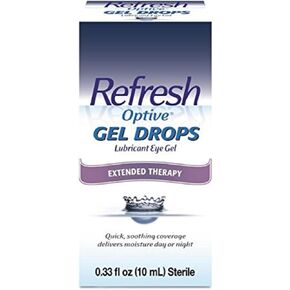 Refresh Optive GEL DROPS Lubricant Eye Gel Preserved Tears, 0.33 fl oz (10 mL)