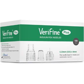 Pen Needles 32g 4mm Ultra Fine, Diabetic Needles for Insulin Injections, Compatible with Most Diabetes Pens, 100 Count 4mm x 32G (5/32") in Kuwait