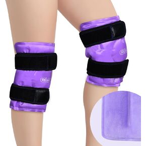 REVIX Ice Pack for Knee Pain Relief, Reusable Gel Ice Wrap for Leg Injuries, Swelling, Knee Replacement Surgery, Cold Compress Therapy for Arthritis, Meniscus Tear and ACL Blue