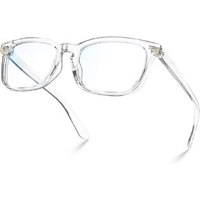 VISOONE Blue Light Blocking Glasses Square with Anti Computer Glare for Gaming Women and Men MONTANA