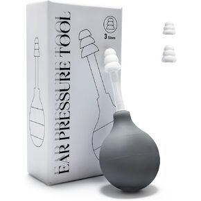Ear Pressure Relief Device Natural Ear Pressure Relief Device Instant Migraine and Headache Alleviation Through Targeted Inner Ear Stimulation Perfect for Post-Flying Discomfort (Grizzly)