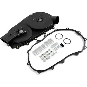 KUAFU Inner & Outer Clutch Cover Compatible with 2006-2014 Can-Am Outlander Renegade 500 650 800 800R 1000 Bombardier Outlander 650 800 Black