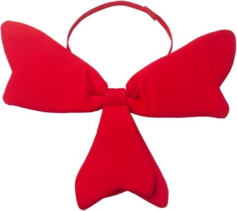 ربطة عنق حمراء للحفلات تفضل الجدة قابلة للتعديل ربطة رأس للرأس على شكل قطة إكسسوار زي الهالوين للرجال والنساء in Kuwait