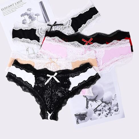 Women's Lace Underwear Sexy Soft Hipster Panties Comfort Bikini Underwear for Ladies in Saudi Arabia