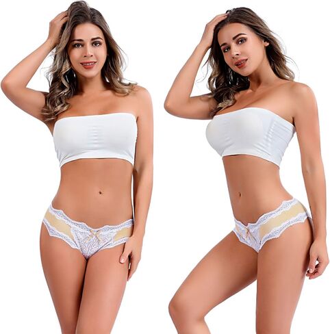 Women's Lace Underwear Sexy Soft Hipster Panties Comfort Bikini Underwear for Ladies in Saudi Arabia