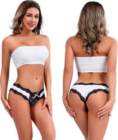 Women's Lace Underwear Sexy Soft Hipster Panties Comfort Bikini Underwear for Ladies in Saudi Arabia