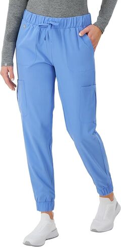 Hanes Women's Scrubs Cargo Joggers, Healthcare Scrub Joggers for Women, Moisture Wicking in Saudi Arabia