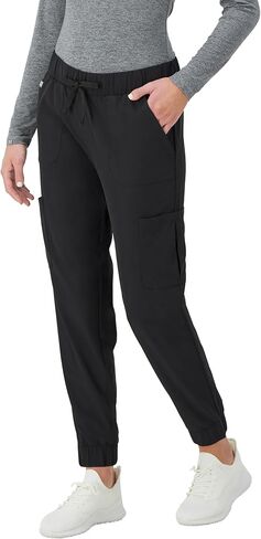 Hanes Women's Scrubs Cargo Joggers, Healthcare Scrub Joggers for Women, Moisture Wicking in Saudi Arabia