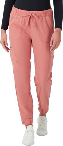 Hanes Women's Scrubs Cargo Joggers, Healthcare Scrub Joggers for Women, Moisture Wicking in Saudi Arabia