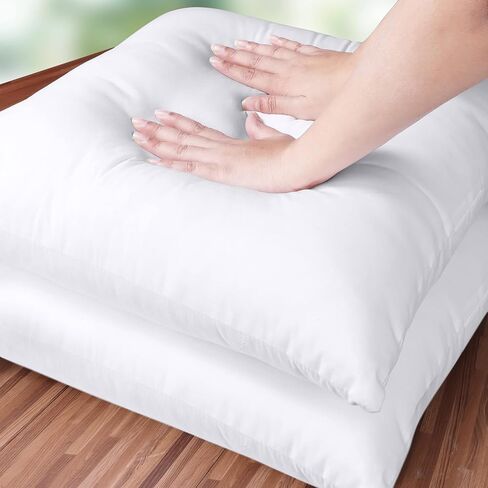 Utopia Bedding Throw Pillows Insert (Pack of 2, White) - 18 x 18 Inches Bed and Couch Pillows - Indoor Decorative Pillows in Saudi Arabia