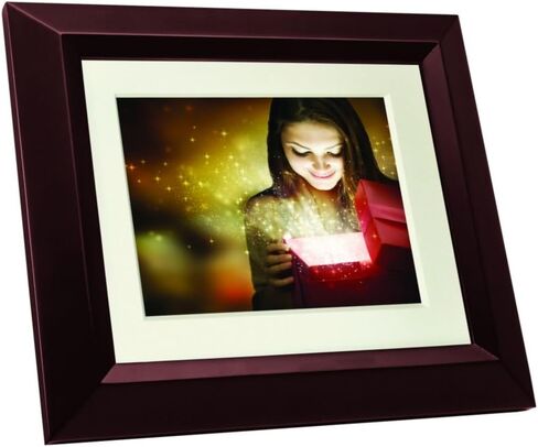 Philips SPF3482 Home Essentials Digital PhotoFrame 8" LCD Panel Brown Wood Frame, Simplified Controls and Animated Menu Icons, Auto Photo Orientation, 5 in 1 Card Reader: SDHC, MMC, MS, MS Pro, Compatible with Any USB Flash Drives in Saudi Arabia