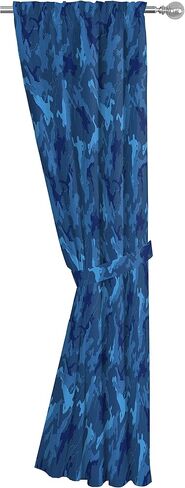 ستائر Jay Franco Fortnite Emote Camo مقاس 84 بوصة - ديكور غرفة جميل وسهل الإعداد، الفراش - تتضمن الستائر 2 ربطات عنق، مجموعة 4 قطع (منتج Fortnite الرسمي) in Kuwait