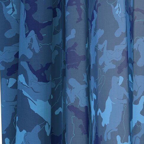 ستائر Jay Franco Fortnite Emote Camo مقاس 84 بوصة - ديكور غرفة جميل وسهل الإعداد، الفراش - تتضمن الستائر 2 ربطات عنق، مجموعة 4 قطع (منتج Fortnite الرسمي) in Kuwait