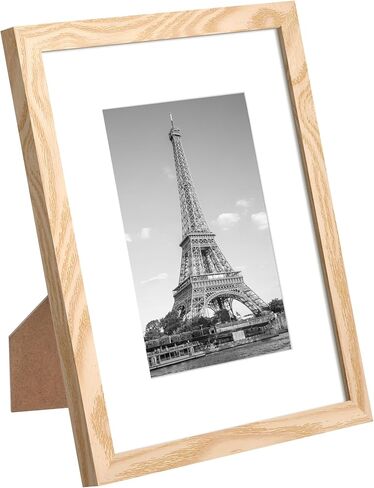 upsimples 5x7 Picture Frame Set of 10, Display Pictures 4x6 with Mat or 5x7 Without Mat, Multi Photo Frames Collage for Wall or Tabletop Display, Black in Saudi Arabia