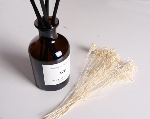 WEALD TRIBE Flower Reed Diffuser Set Eucalyptus & Lavender Scent For Bathroom Accessories Shelf Decor & Air Fresheners, Sticks Defusers With 4.0 fl oz Essential Oils, House Bedroom Office Decor & Gift in Saudi Arabia