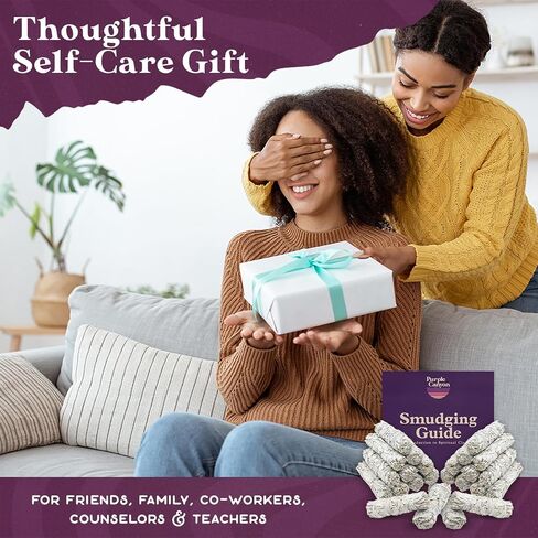 PURPLE CANYON White Sage Bundles - 3 Pack - Sage Smudge Stick for Home Cleansing Incense Healing Meditation and California Smudge Sticks Rituals - 4 Inch in Saudi Arabia
