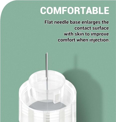 Pen Needles 32g 4mm Ultra Fine, Diabetic Needles for Insulin Injections, Compatible with Most Diabetes Pens, 100 Count 4mm x 32G (5/32") in Kuwait