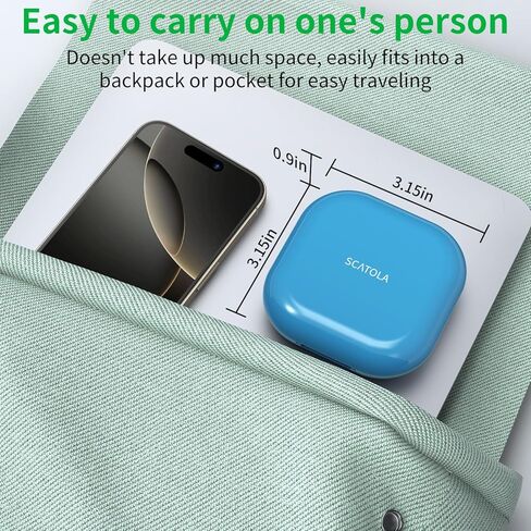 منظم حبوب الدواء اليومي 4 حجرات، صندوق حبوب صغير محمول لحبوب السفر، حاوية حبوب صغيرة لجيب المحفظة، منظم أدوية السفر المدمج للفيتامين وزيت كبد سمك القد، مكمل (أرجواني) in Kuwait