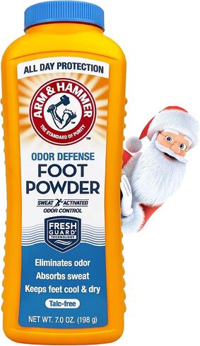 Arm & Hammer Foot Powder for Shoes & Feet, Talc-Free Odor & Moisture Control for Men & Women, 7 oz (1 Pack) in Saudi Arabia