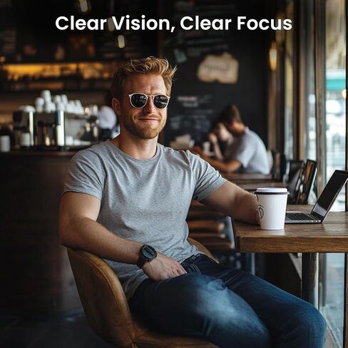 EVEO Eyeglass Cleaner Spray - No Streaks Technology with Microfiber Cleaning Cloth- Glasses Cleaning Kit - Glasses Cleaner Spray with Lens Cleaner Cloth - Screen & Eye Glasses Kit - 8oz (4ozx2) in Saudi Arabia