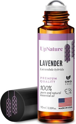 UpNature Calm Essential Oil Roll On - 100% Natural Relaxation Stress Relief Aromatherapy - Self Care Gifts for Women in Kuwait