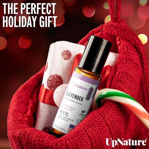 UpNature Calm Essential Oil Roll On - 100% Natural Relaxation Stress Relief Aromatherapy - Self Care Gifts for Women in Kuwait