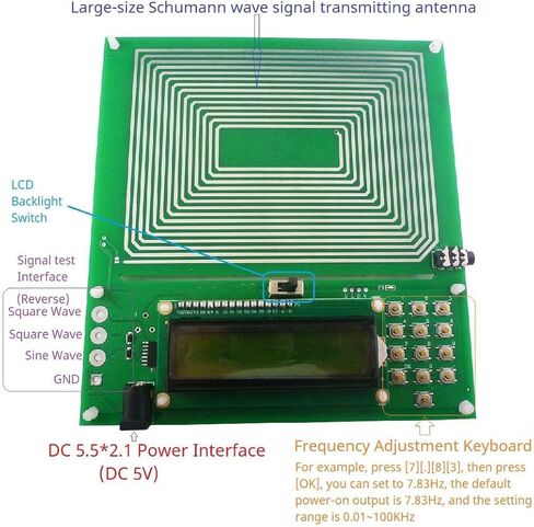 Schumann Generator,Schumann Resonance Generator, 7.83Hz Frequency Generator,Ultra-Low Frequency Pulse Generator Resonator,Schumann Wave Enhancer-Nature's Frequency in Saudi Arabia