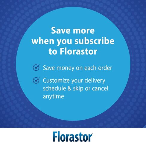 Florastor Probiotics for Digestive & Immune Health, 100 Capsules, Probiotics for Women & Men, Dual Action Helps Flush Out Bad Bacteria & Boosts The Good with Our Unique Strain Saccharomyces Boulardii in Kuwait