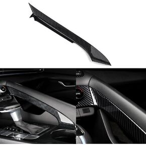 Carbon Fiber Style Handbrake Trim Cover Compatible with Hyundai Elantra N Line CN7【Notice:Only Suitable for Manual Model】